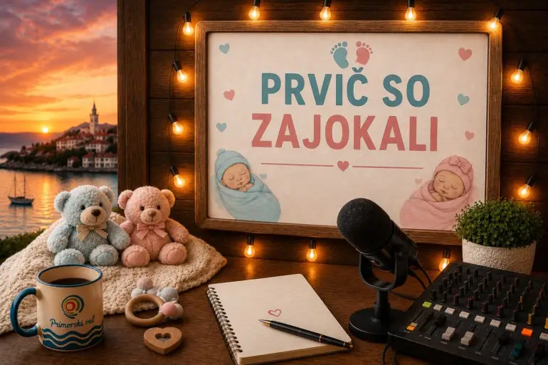 Slika za oddajo prvič so zajokali