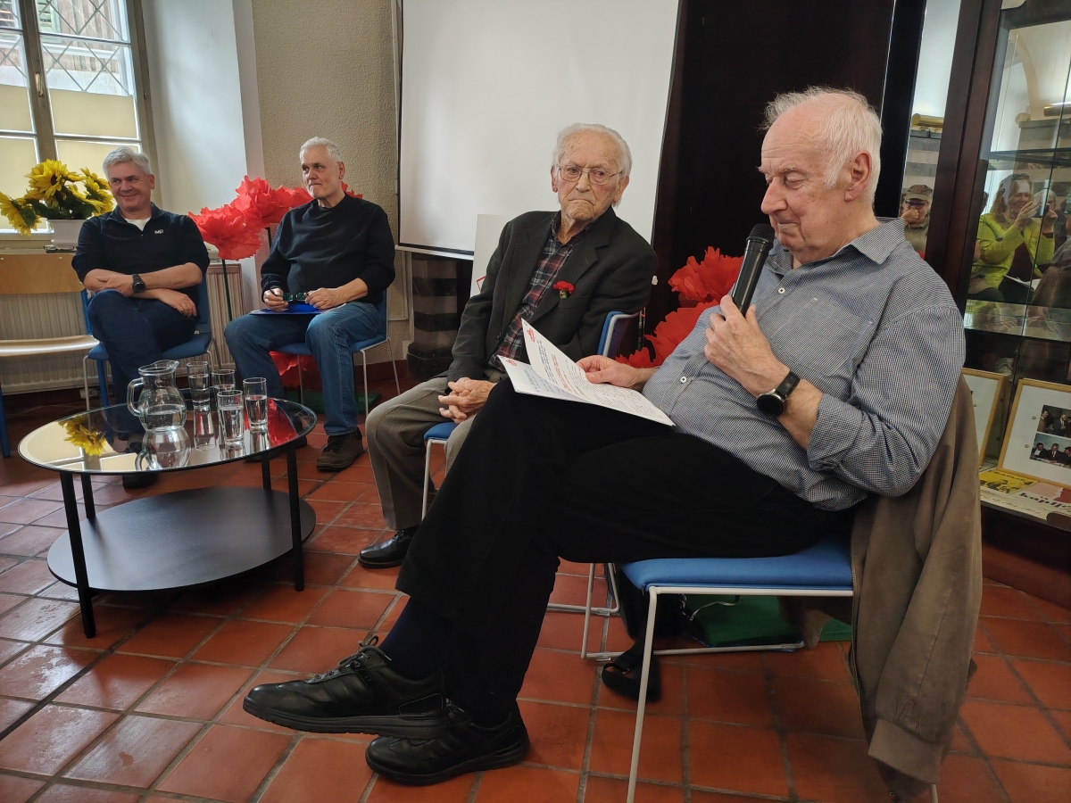 106-LETNI IVAN BEVK GOST POGOVORNEGA SREČANJA