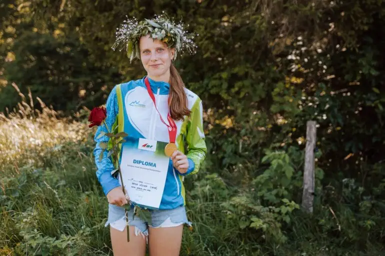 SLOVENKA PRVIČ V ZGODOVINI EVROPSKA MLADINSKA PRVAKINJA V ORIENTACIJI
