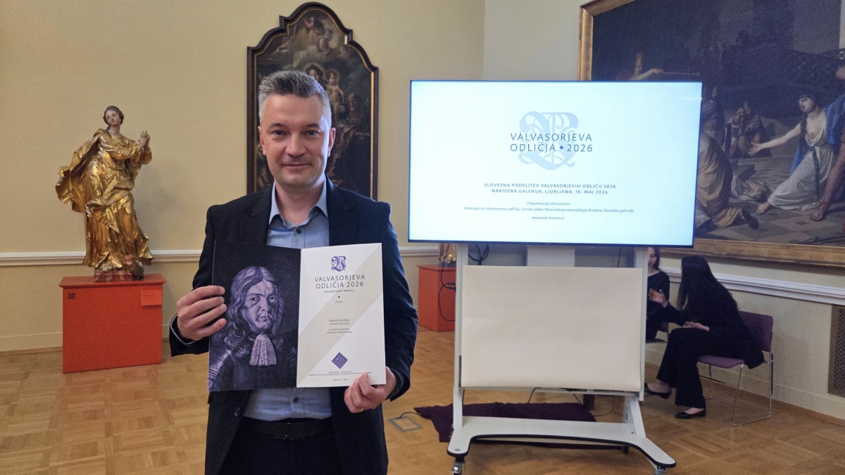 DAVID KOŽUH PREJEMNIK VALVASORJEVEGA NAGLJA
